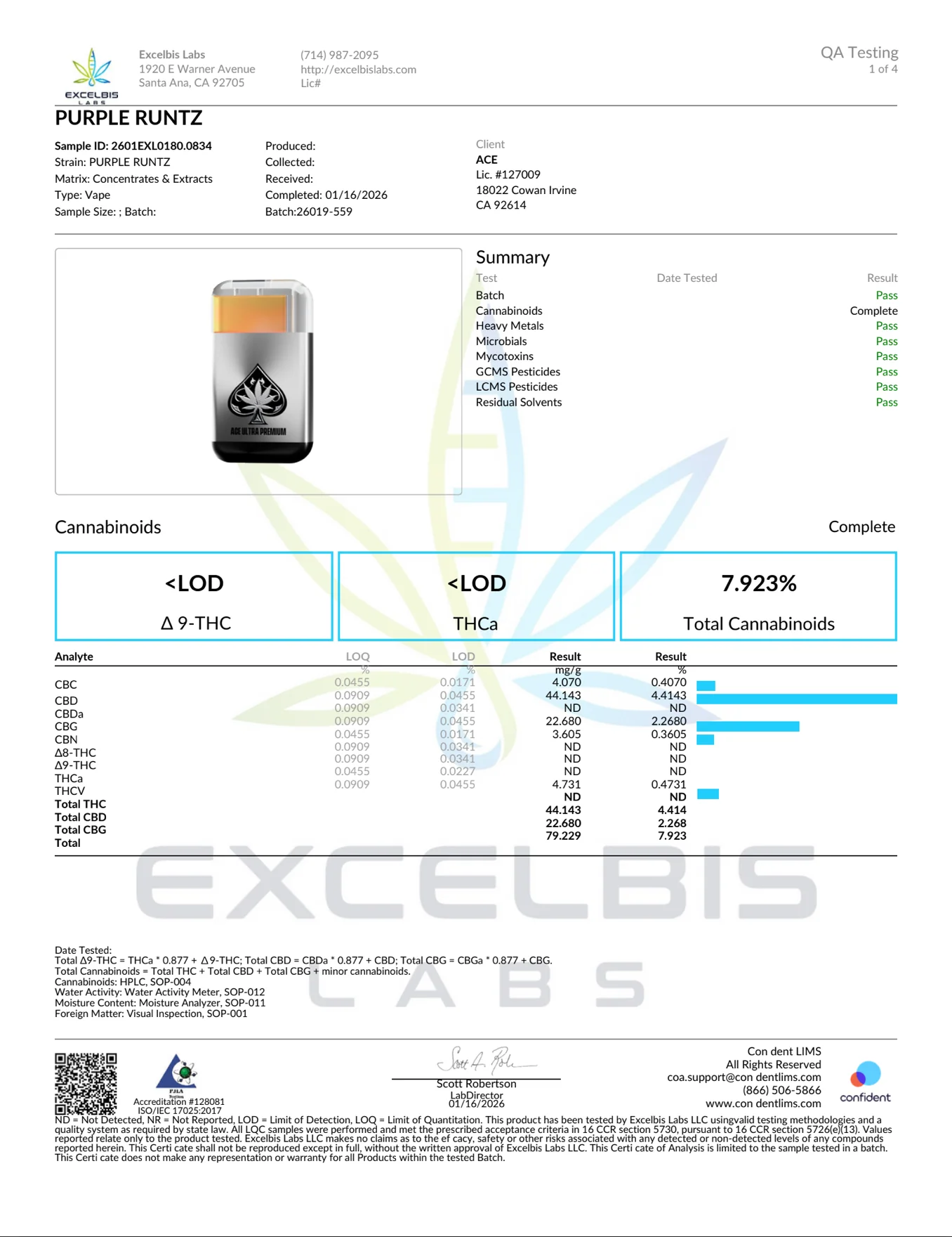 ACE ULTRA - THCA PREMIUM DISPOSABLE - 2G - Image 8