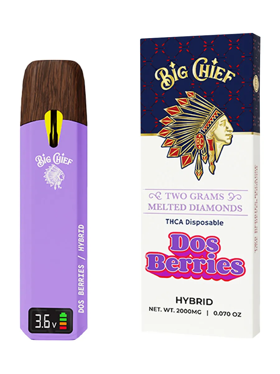 BIG CHIEF - MELTED DIAMONDS THCA DISPOSABLE - 2G