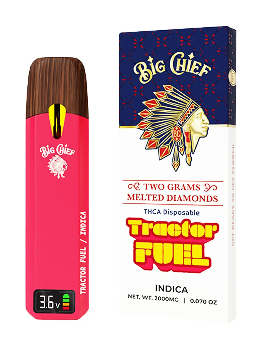 BIG CHIEF - MELTED DIAMONDS THCA DISPOSABLE - 2G - Image 5