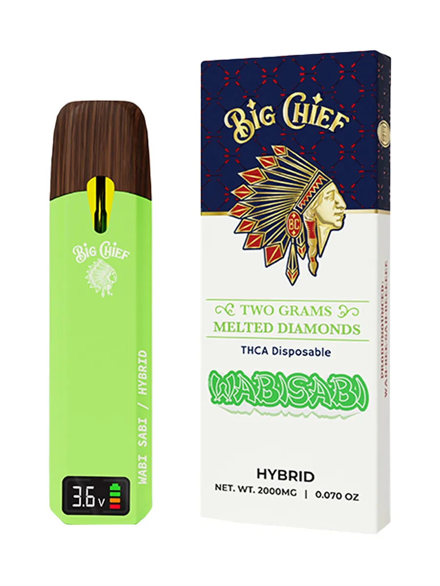 BIG CHIEF - MELTED DIAMONDS THCA DISPOSABLE - 2G - Image 6