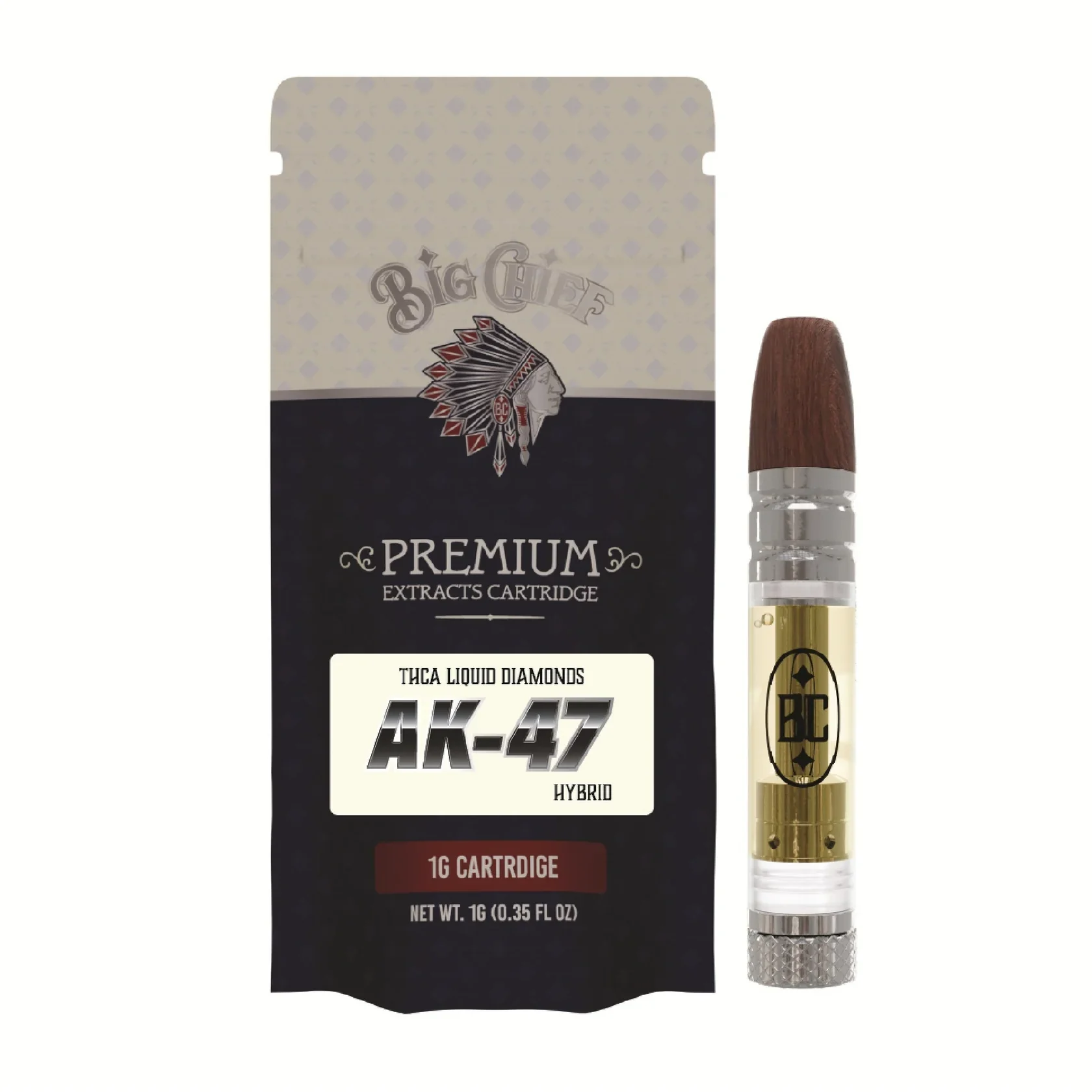 BIG CHIEF - THCA LIQUID DIAMOND CARTRIDGE - 1G - Image 3