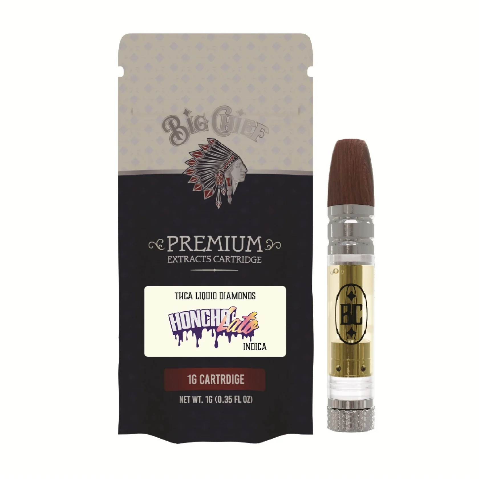BIG CHIEF - THCA LIQUID DIAMOND CARTRIDGE - 1G - Image 6
