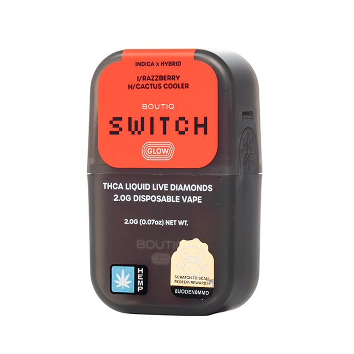BOUTIQ: SWITCH GLOW THCA LIQUID DIAMOND DISPOSABLE - 2G - Image 10