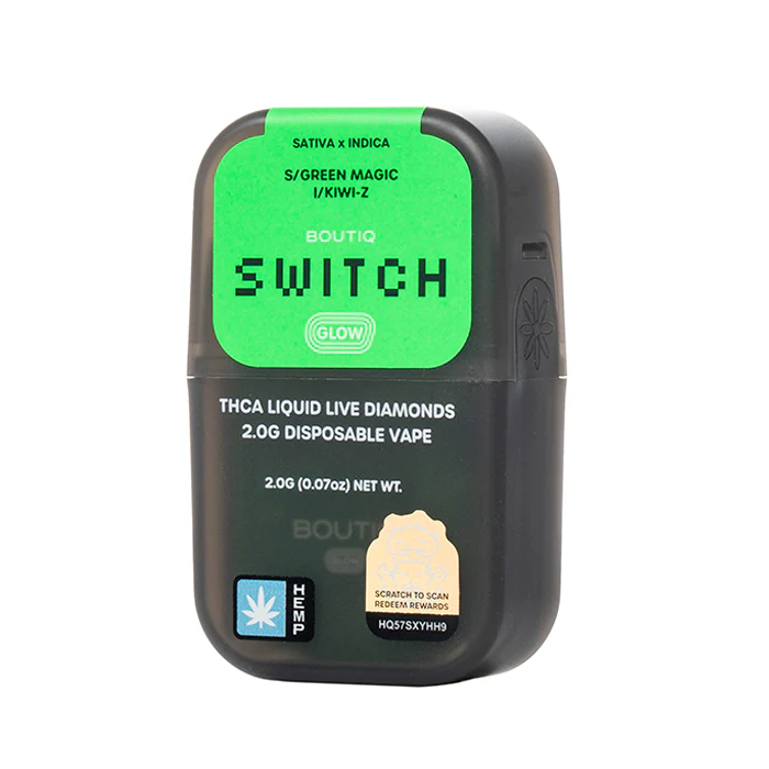 BOUTIQ: SWITCH GLOW THCA LIQUID DIAMOND DISPOSABLE - 2G - Image 11