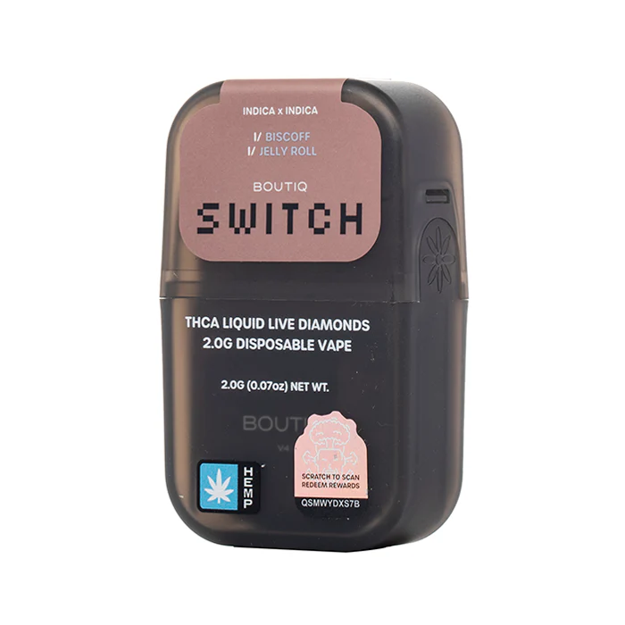 BOUTIQ: SWITCH GLOW THCA LIQUID DIAMOND DISPOSABLE - 2G - Image 3