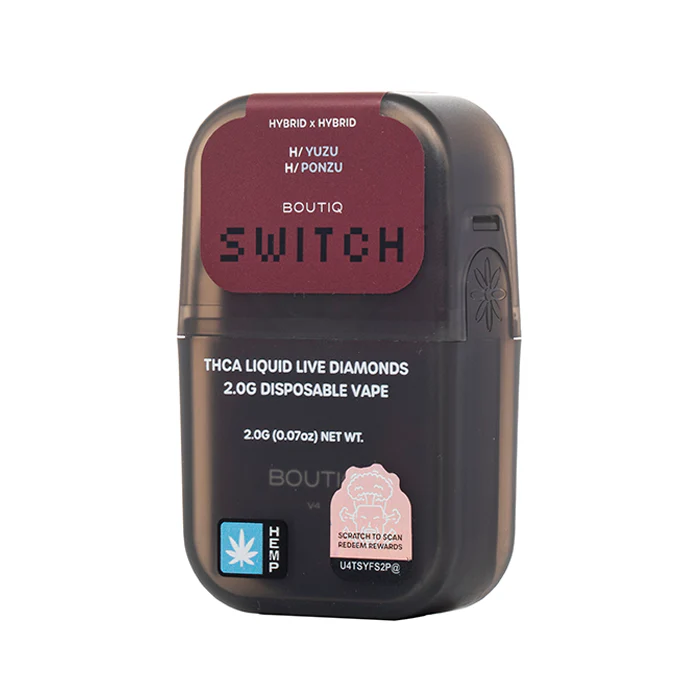 BOUTIQ: SWITCH GLOW THCA LIQUID DIAMOND DISPOSABLE - 2G - Image 7