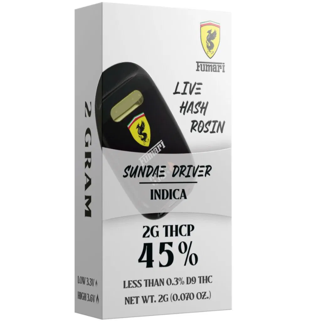 FUMARI: LIVE HASH ROSIN THCP DISPOSABLE - 2G - Image 3
