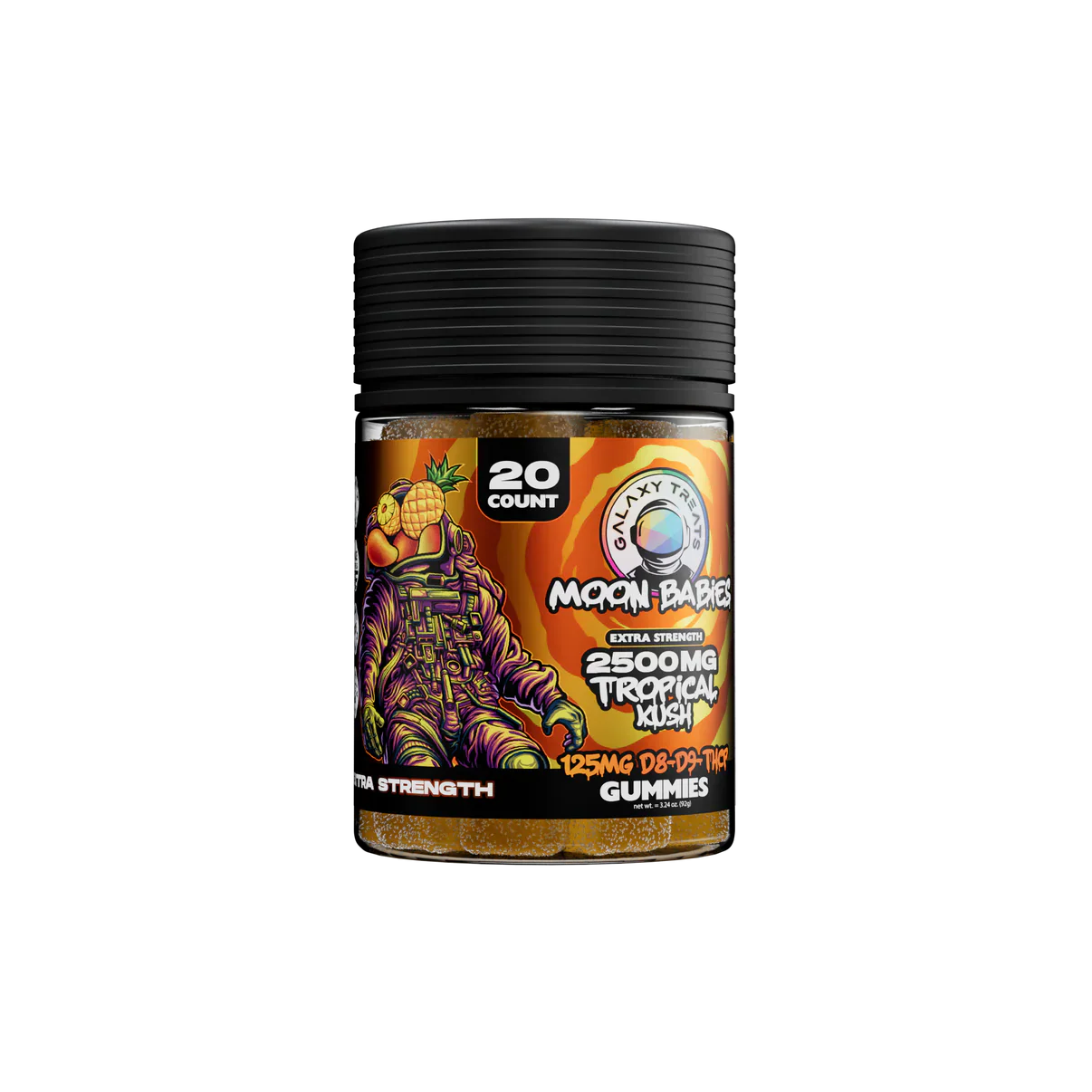 GALAXY TREATS - MOON BABIES HIGH POTENCY THC GUMMIES - 2500MG - Image 3