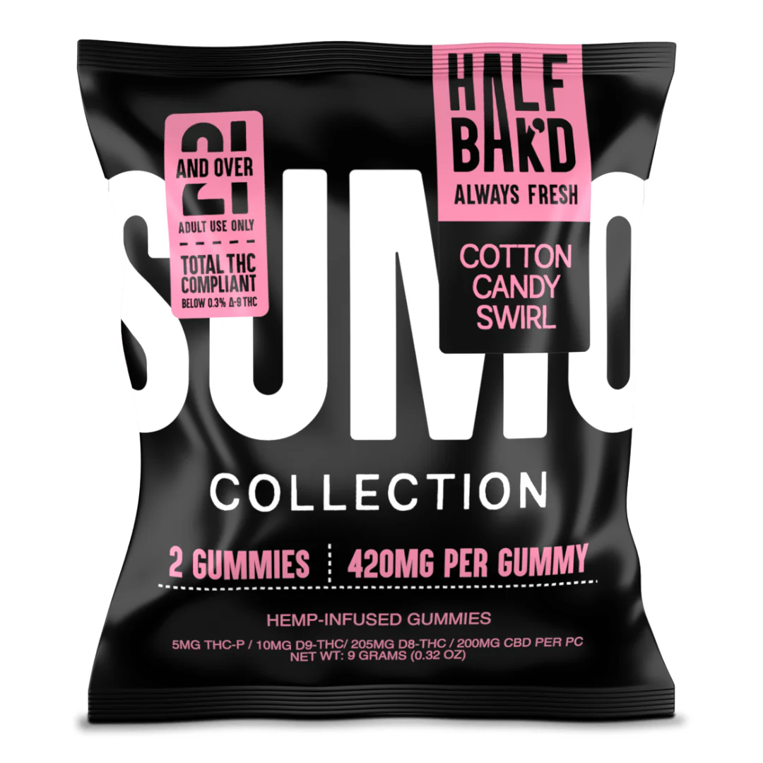 HALF BAK'D: SUMO 420MG THC GUMMY - 2 PACK - Image 7