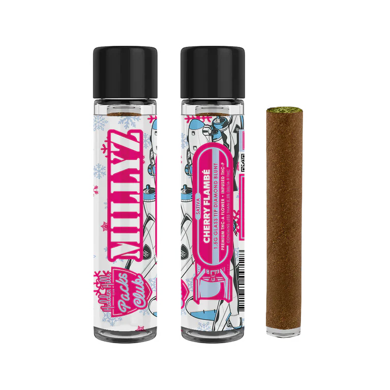 HIDDEN HILLS: MILLYZ GLASS TIP DIAMOND BLUNT - 1.5G - Image 4