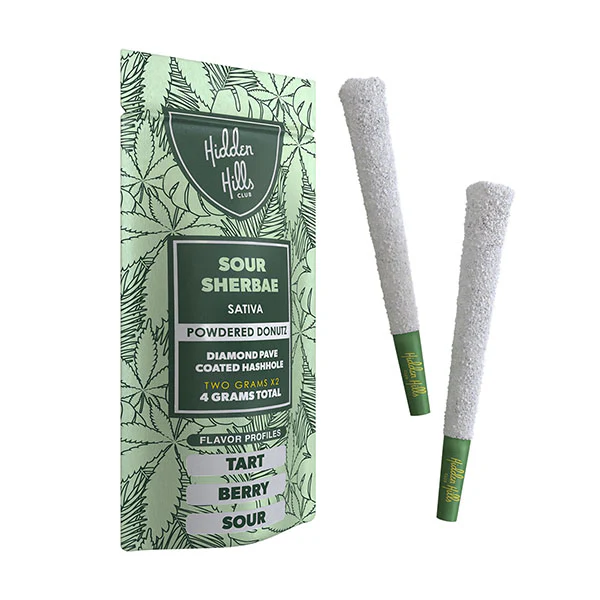 HIDDEN HILLS: POWDERED DONUTZ DIAMOND COATED HASHHOLES - 4G - Image 5