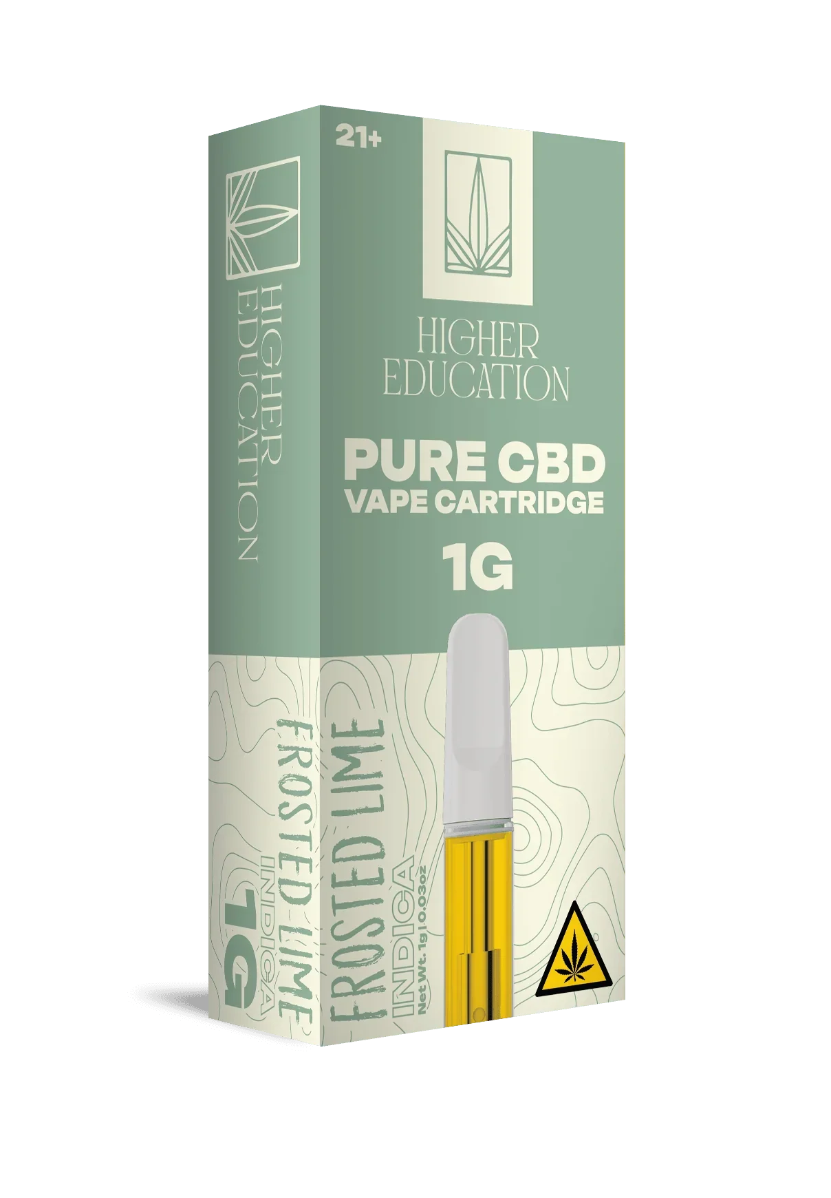 HIGHER EDUCATION - PURE CBD CARTRIDGE - 1G - Image 6