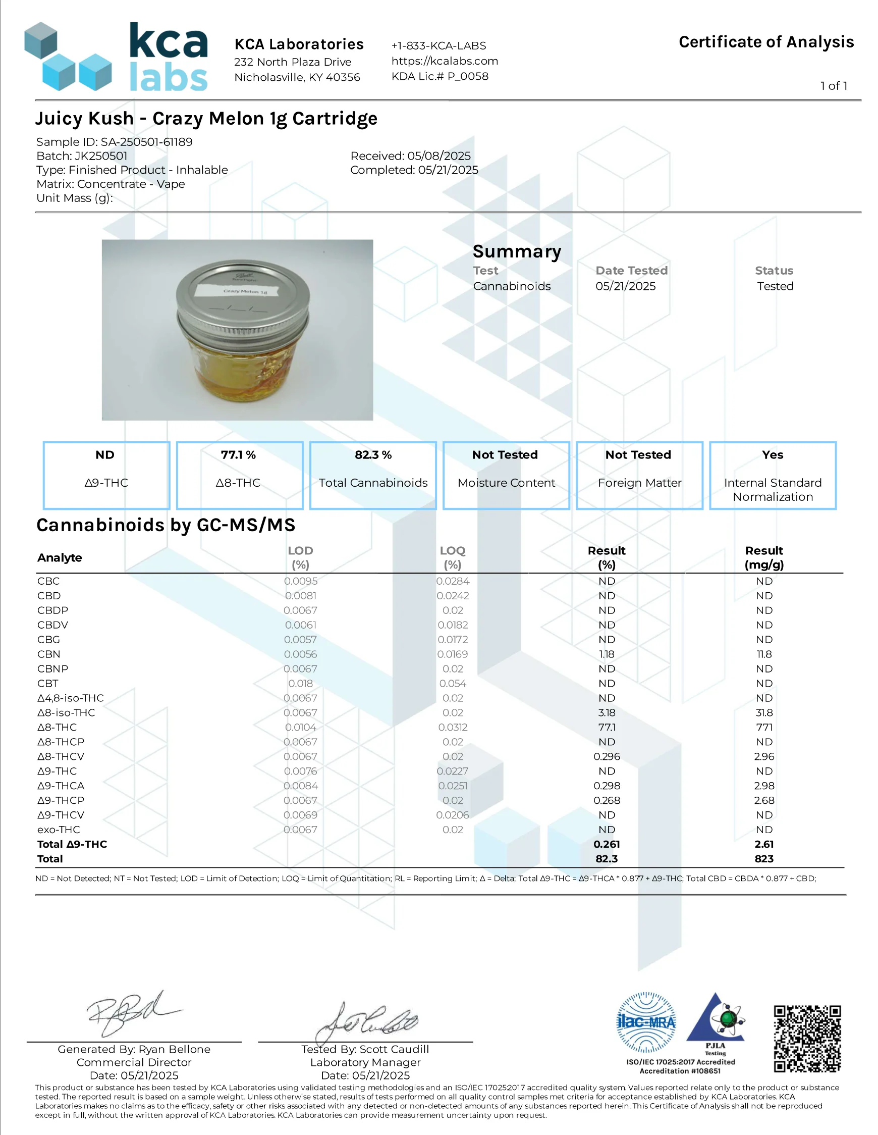 JUICY KUSH - THCA LIQUID DIAMOND ROSIN CARTRIDGE - 1G - Image 21