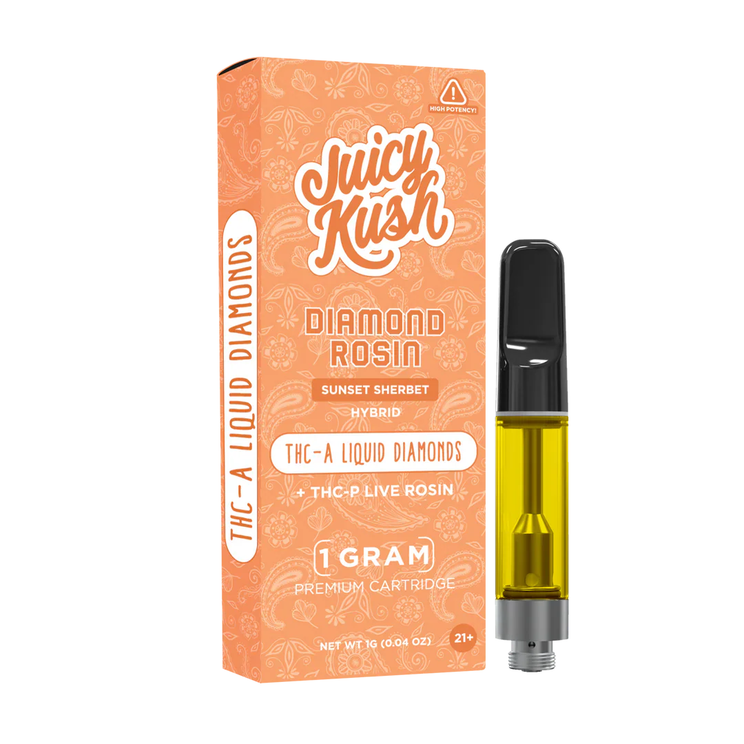 JUICY KUSH - THCA LIQUID DIAMOND ROSIN CARTRIDGE - 1G - Image 3