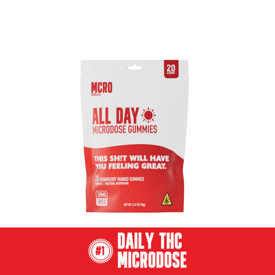MCRO: ALL DAY MICRODOSE GUMMIES - 10CT