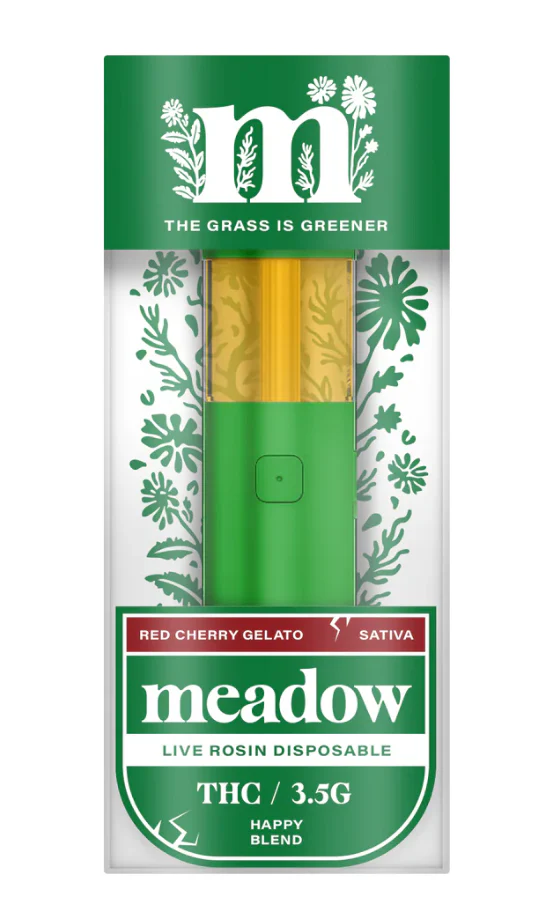MEADOW - RED CHERRY GELATO HAPPY BLEND DISPOSABLE - 3.5G