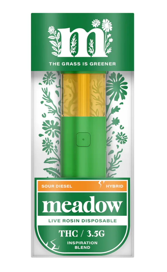 MEADOW - SOUR DIESEL INSPIRATION BLEND DISPOSABLE - 3.5G