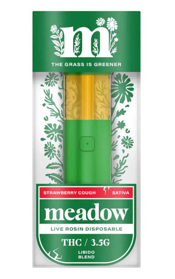 MEADOW - STRAWBERRY COUGH LIBIDO BLEND DISPOSABLE - 3.5G