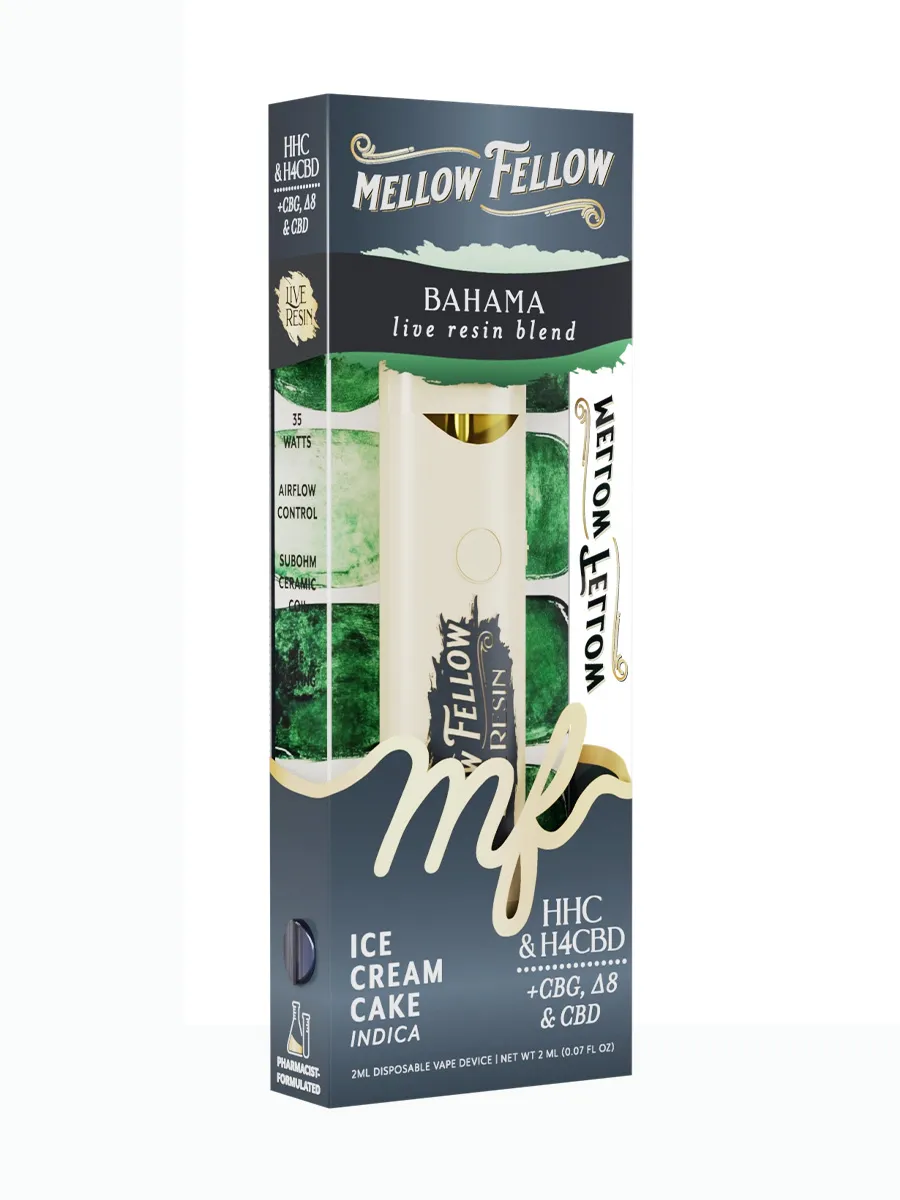 MELLOW FELLOW: BAHAMA LIVE RESIN BLEND DISPOSABLE - 2ML - Image 3