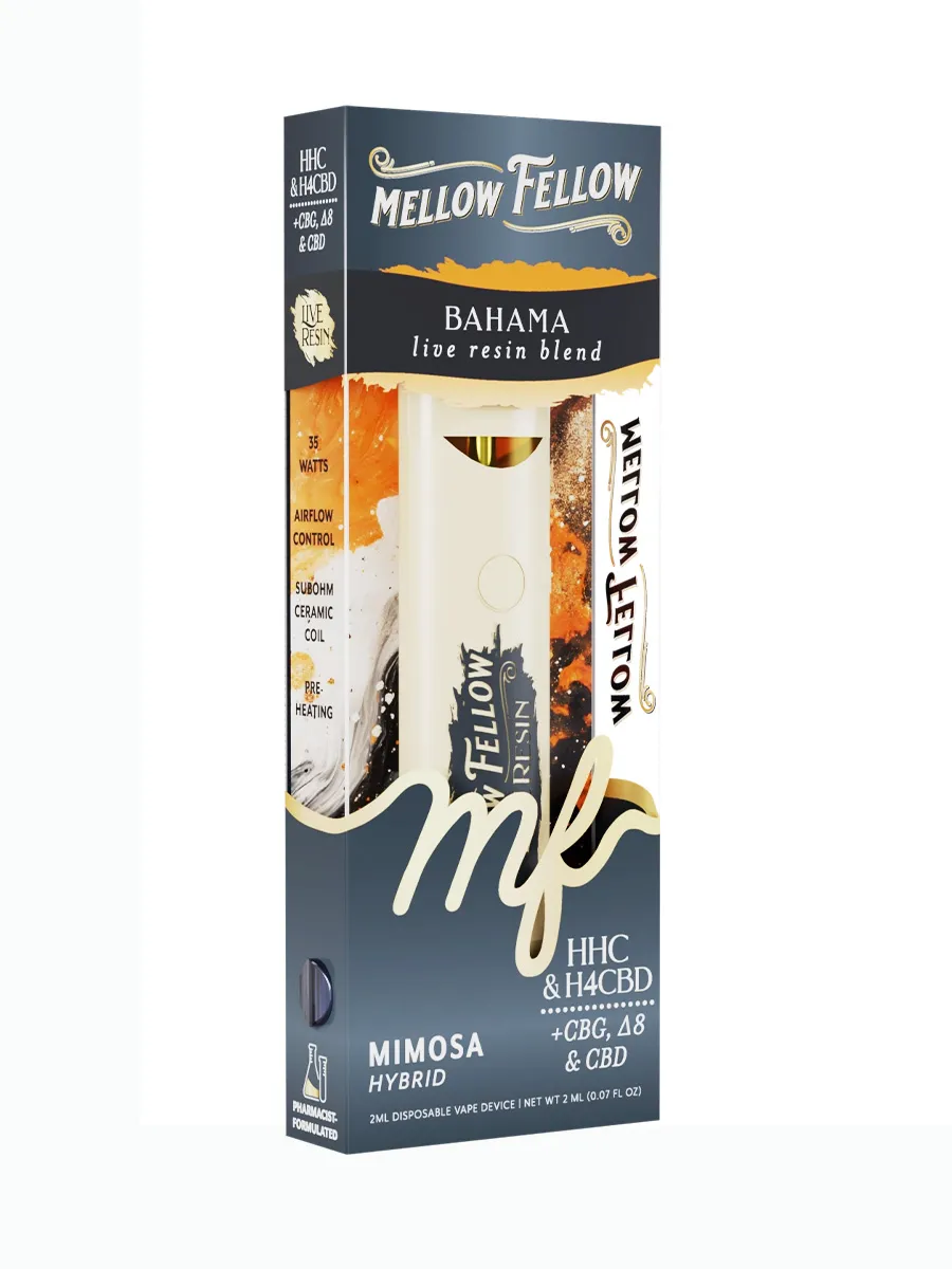 MELLOW FELLOW: BAHAMA LIVE RESIN BLEND DISPOSABLE - 2ML - Image 6