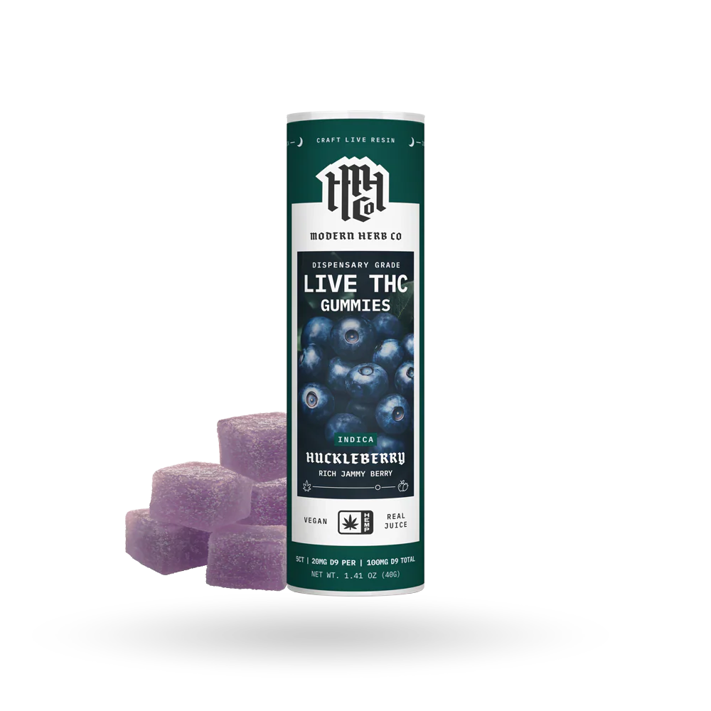 MODERN HERB CO - LIVE RESIN THC KNOCKOUT GUMMIES - 100MG