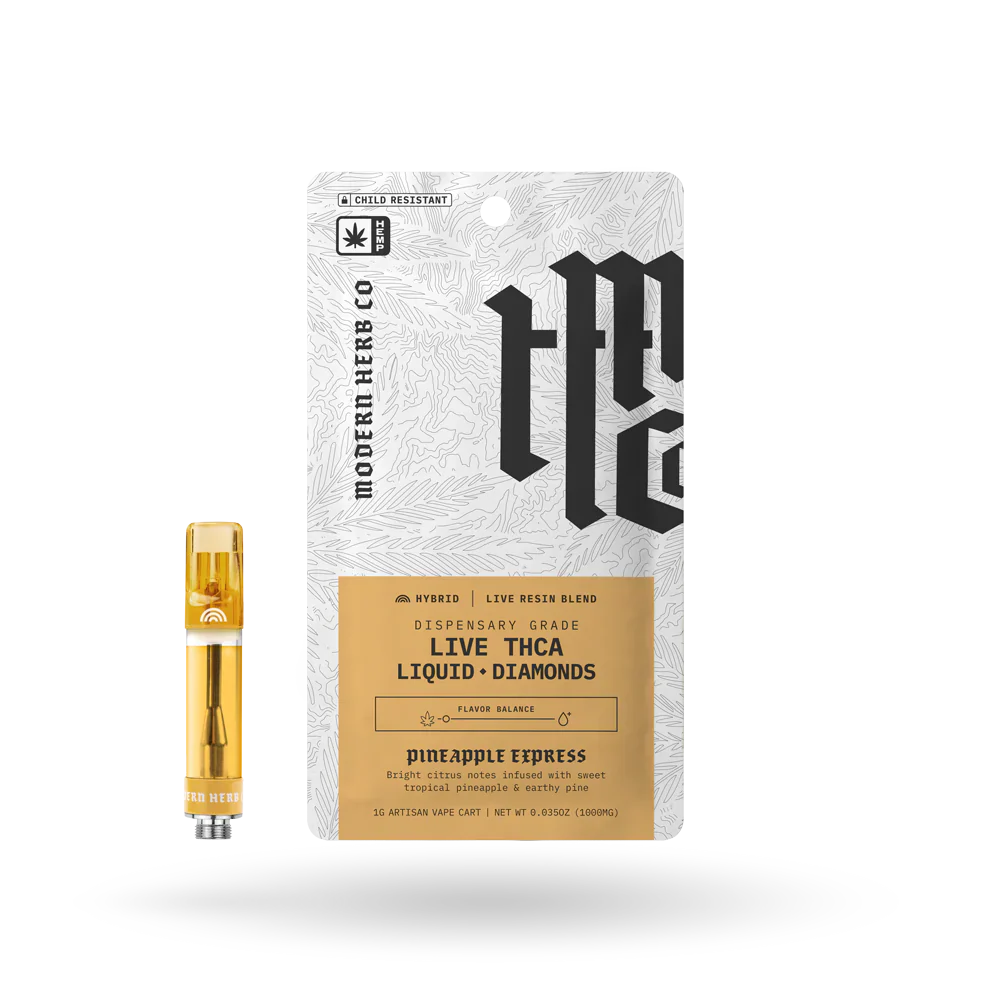 MODERN HERB CO - LIVE THCA + LIQUID DIAMONDS CARTRIDGE - 1G - Image 4