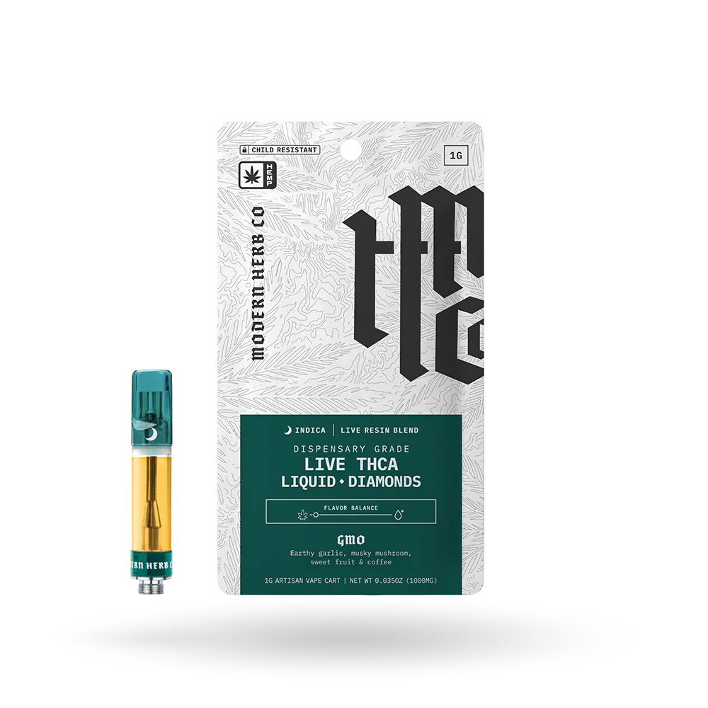 MODERN HERB CO - LIVE THCA + LIQUID DIAMONDS CARTRIDGE - 1G - Image 7
