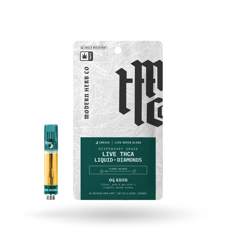 MODERN HERB CO - LIVE THCA + LIQUID DIAMONDS CARTRIDGE - 1G - Image 8