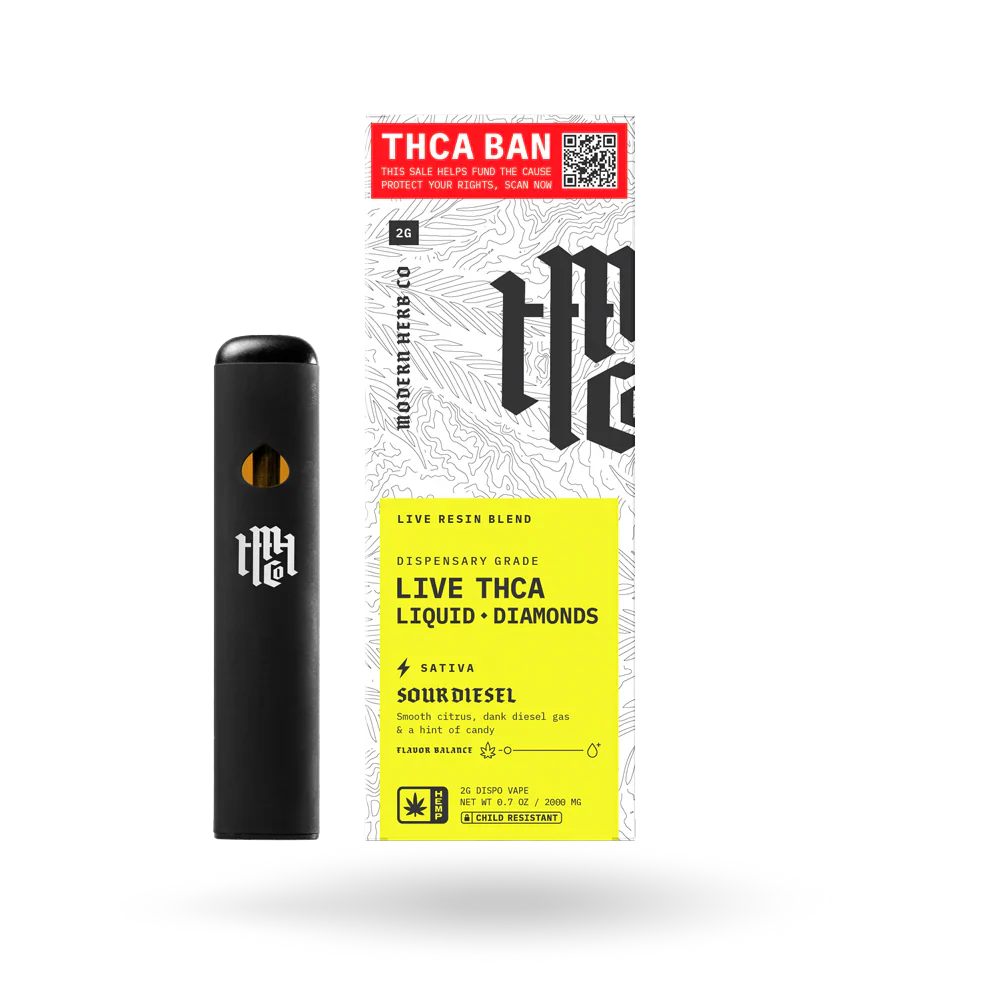 MODERN HERB CO - LIVE THCA LIQUID DIAMONDS DISPOSABLE - 2G