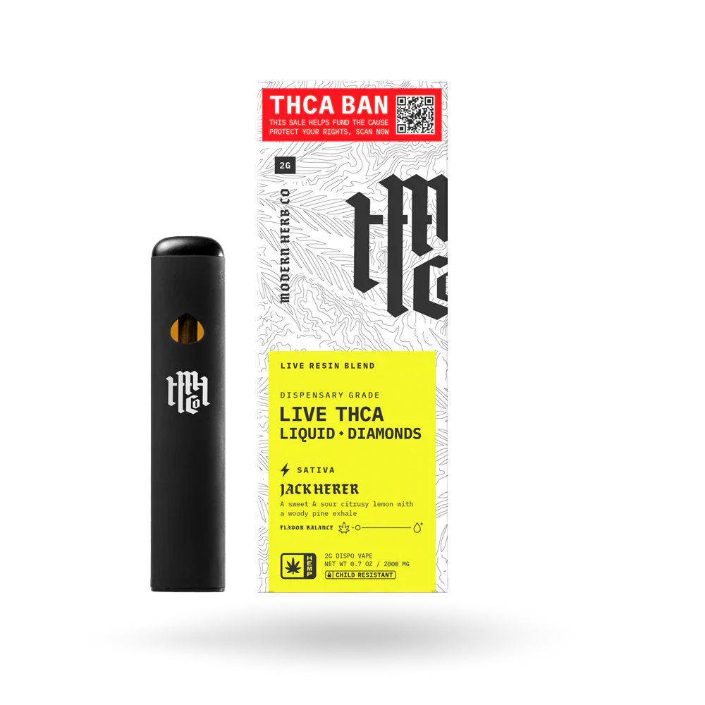 MODERN HERB CO - LIVE THCA LIQUID DIAMONDS DISPOSABLE - 2G - Image 2