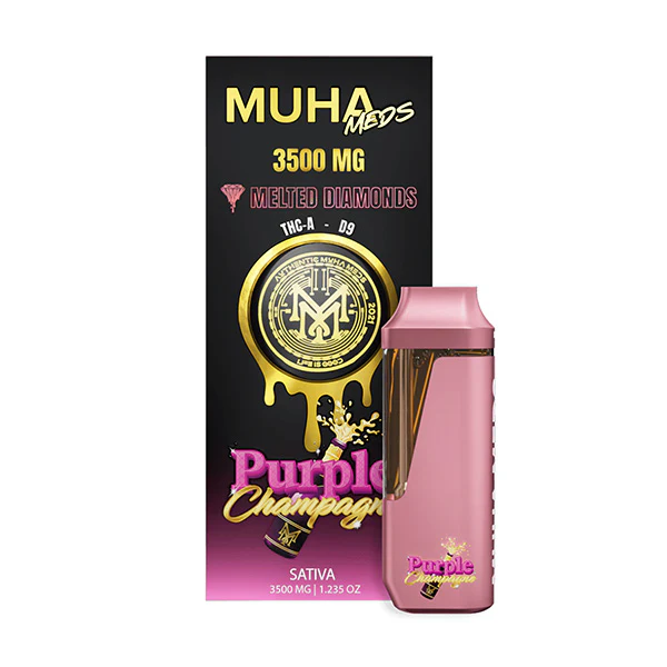MUHA MEDS: MELTED DIAMONDS THC DISPOSABLE - 3.5G - Image 3