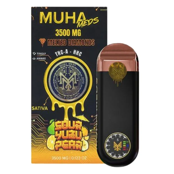 MUHA MEDS - MELTED DIAMONDS THCA DISPOSABLE - 3.5G - Image 3