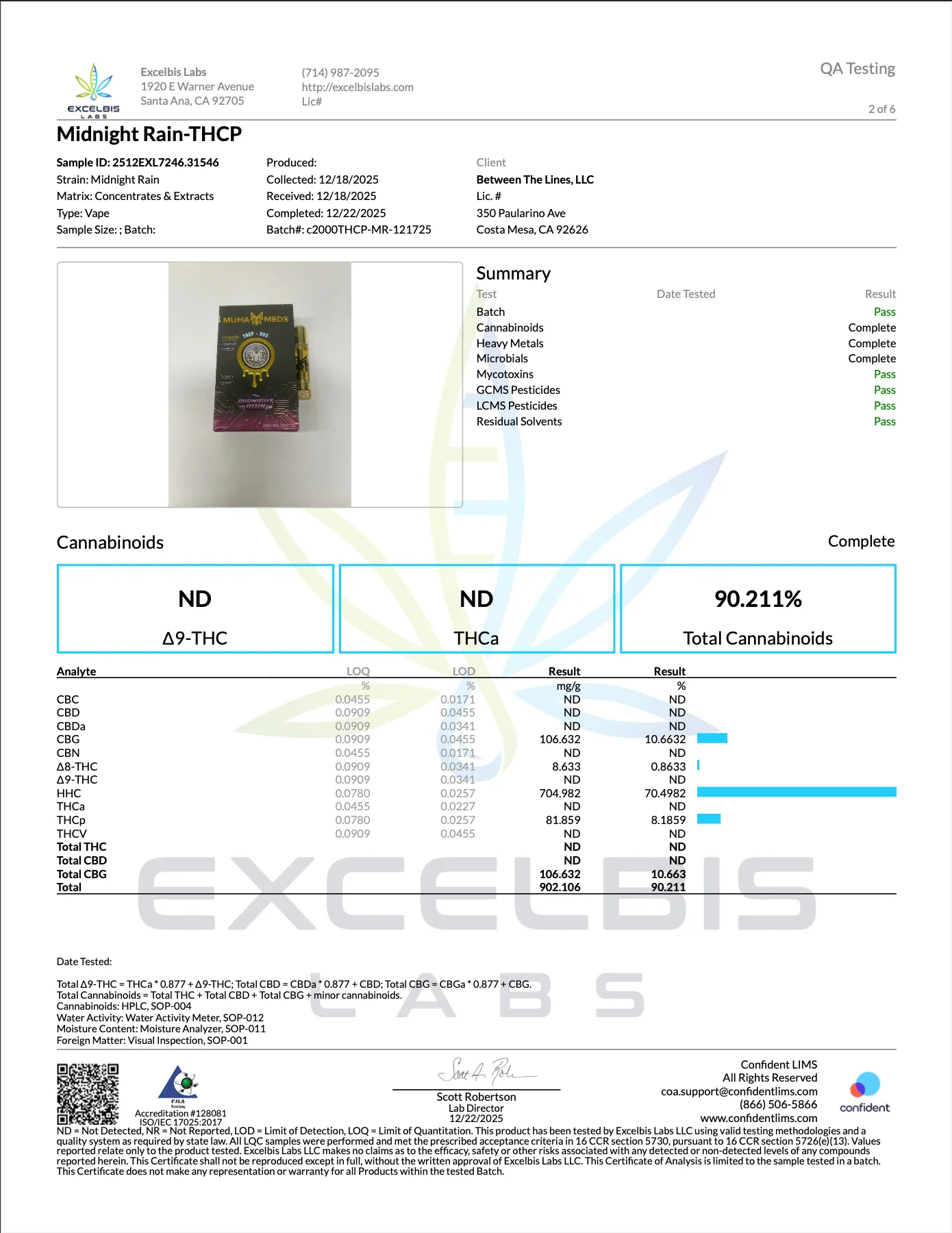 MUHA MEDS - THCP CARTRIDGE - 2G - Image 10