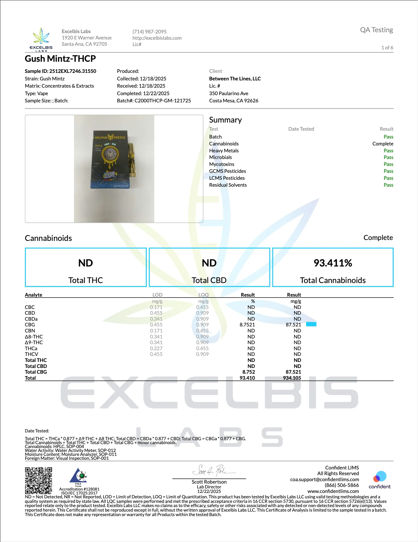MUHA MEDS - THCP CARTRIDGE - 2G - Image 8