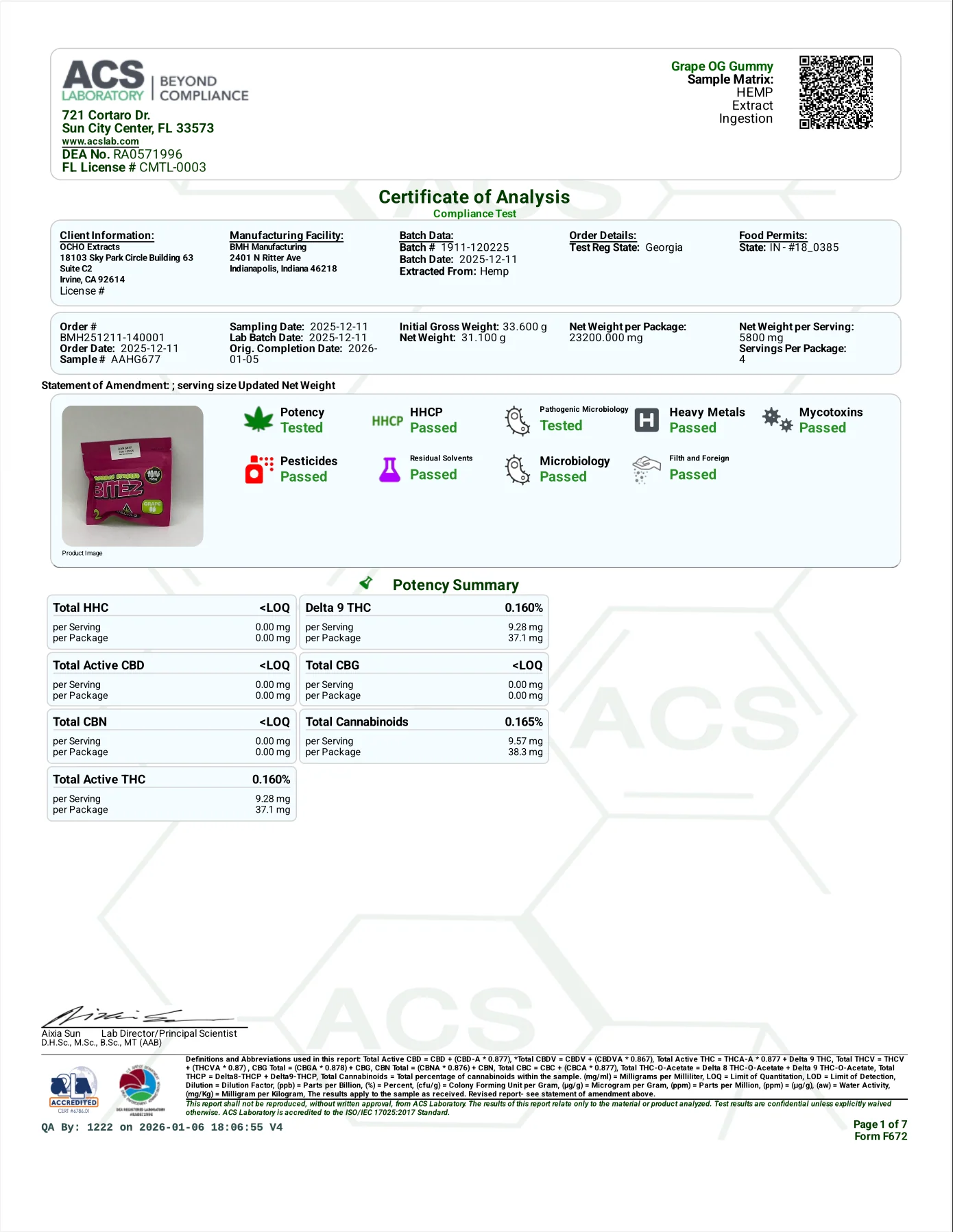 OCHO EXTRACTS: DOUBLE STACKED DELTA-9 THC GUMMIES - 40MG - Image 10