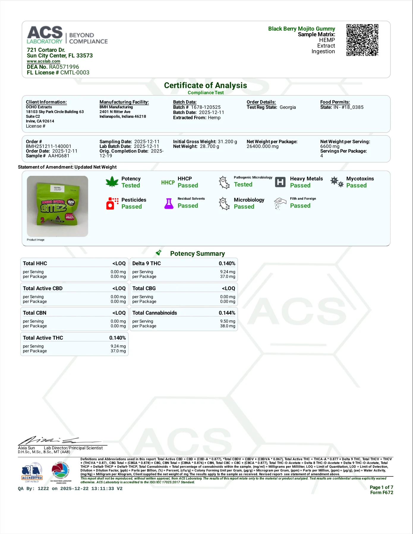 OCHO EXTRACTS: DOUBLE STACKED DELTA-9 THC GUMMIES - 40MG - Image 9