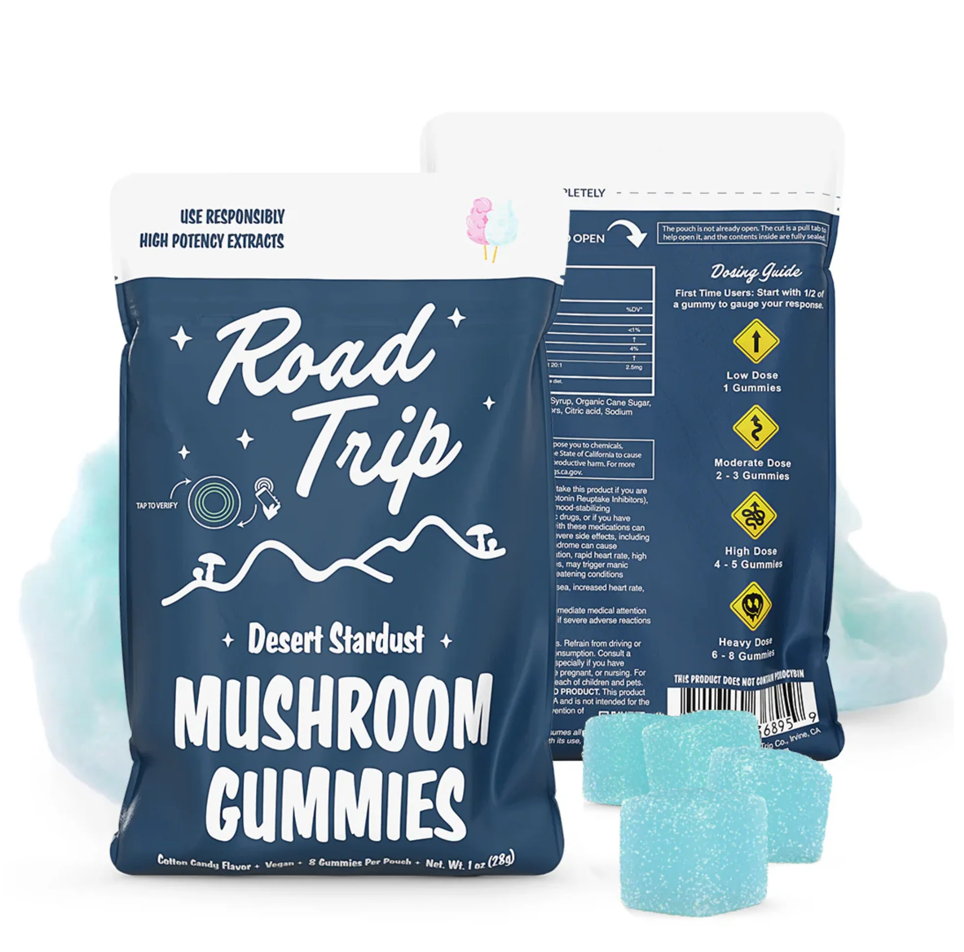 ROAD TRIP: DESERT STARDUST MAGIC MUSHROOM GUMMIES - 8CT - Image 10