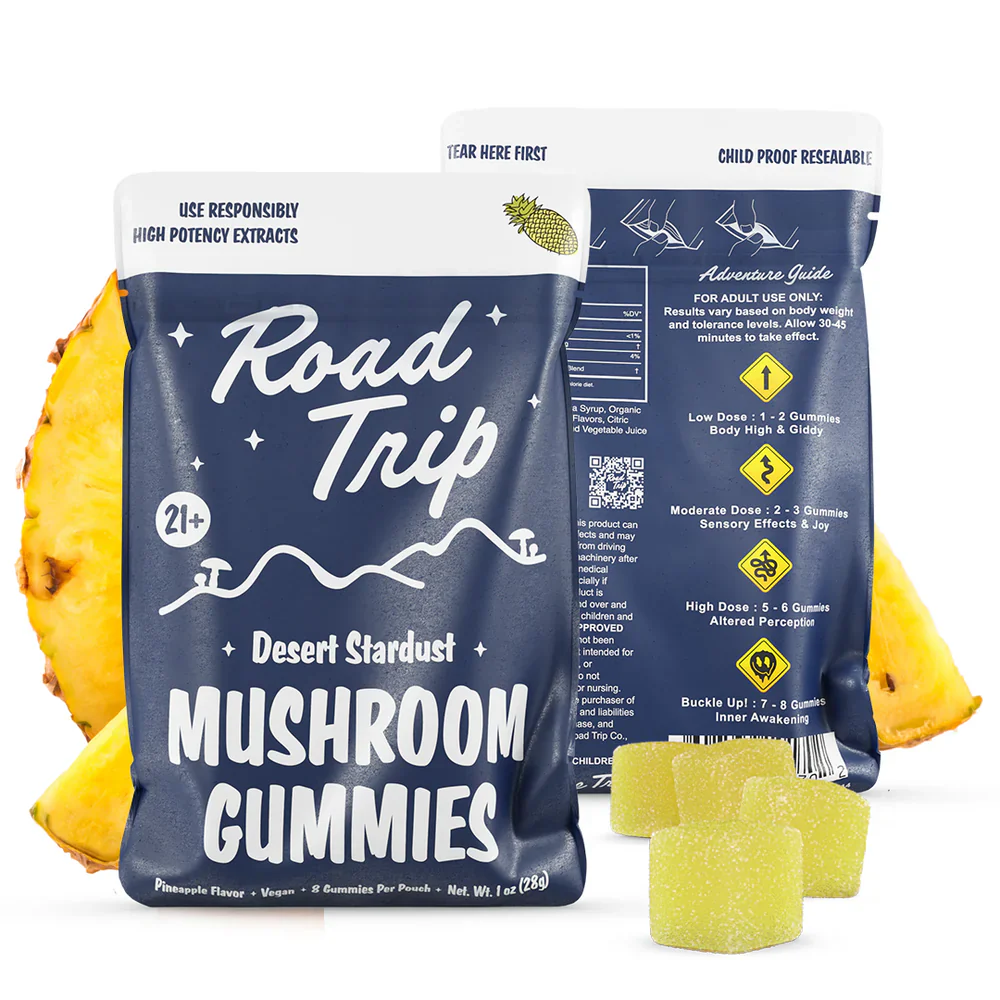 ROAD TRIP: DESERT STARDUST MAGIC MUSHROOM GUMMIES - 8CT - Image 3
