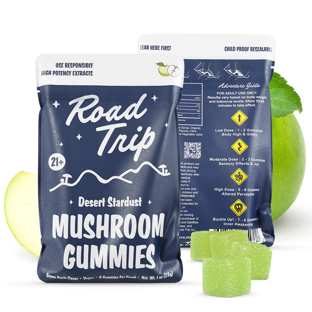 ROAD TRIP: DESERT STARDUST MAGIC MUSHROOM GUMMIES - 8CT - Image 4