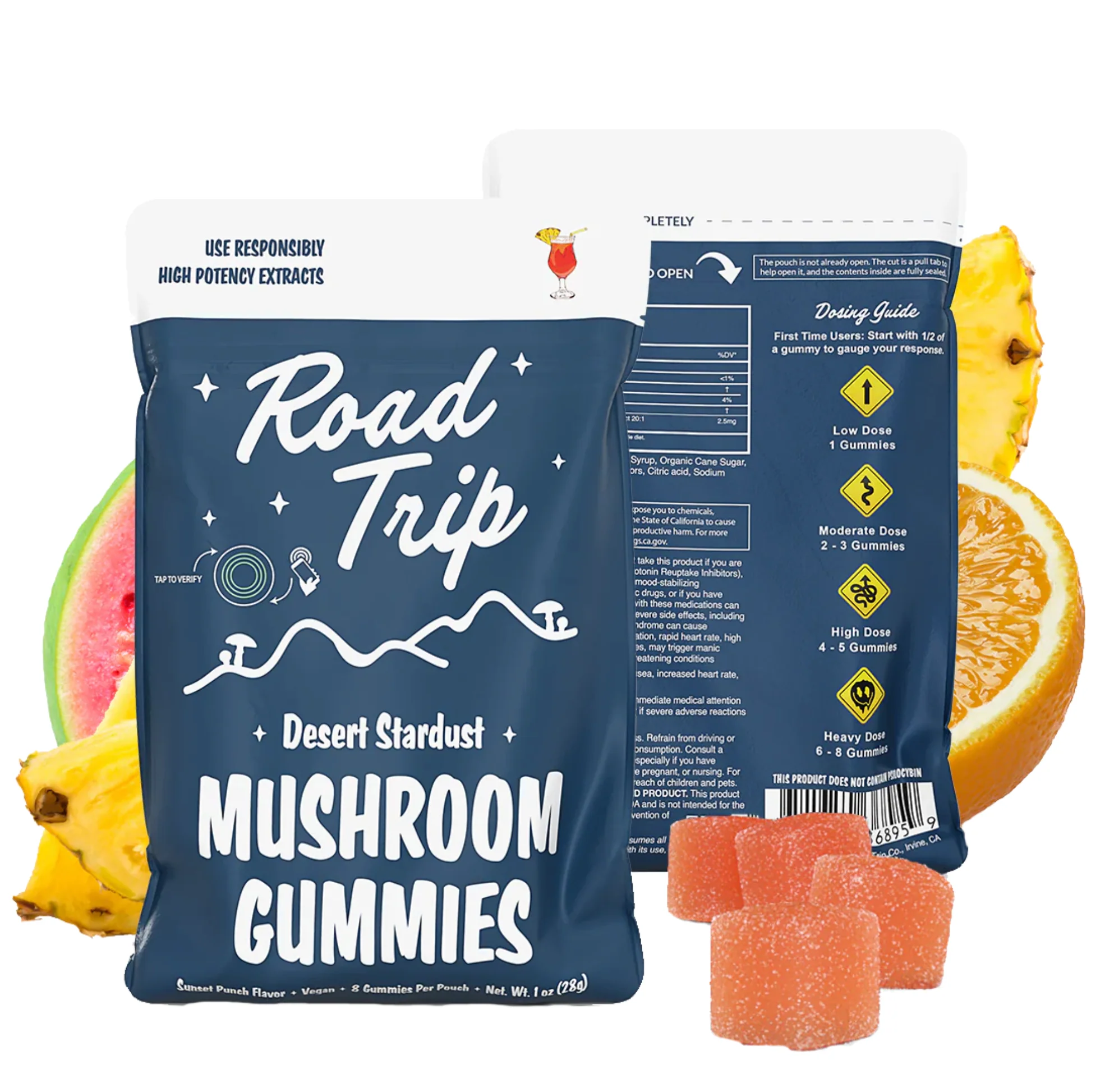ROAD TRIP: DESERT STARDUST MAGIC MUSHROOM GUMMIES - 8CT - Image 8