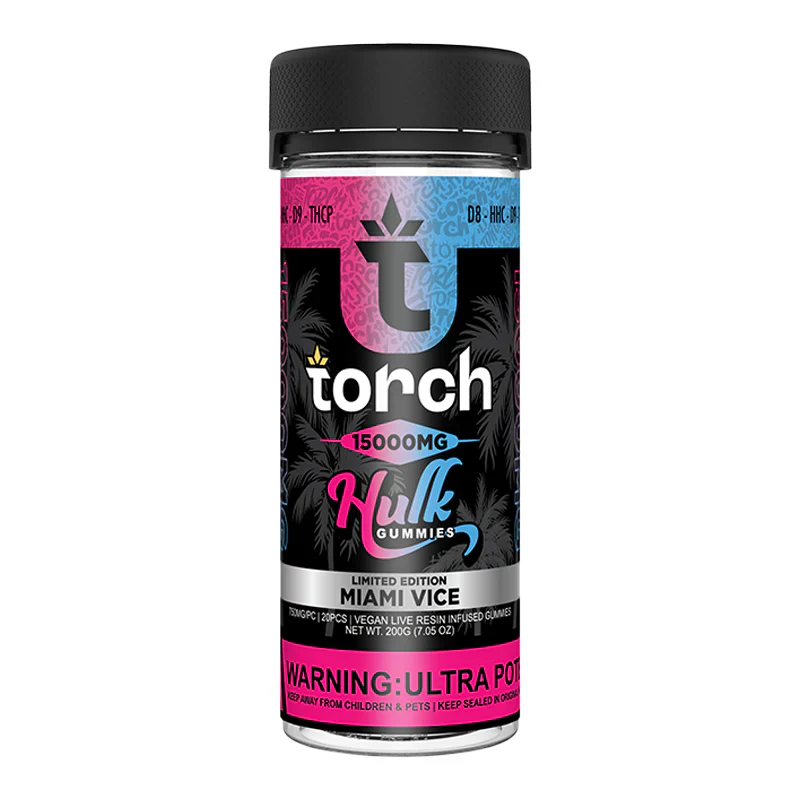 TORCH: LIVE RESIN DELTA-9 THC + THCP HULK GUMMIES - 15,000MG - Image 11