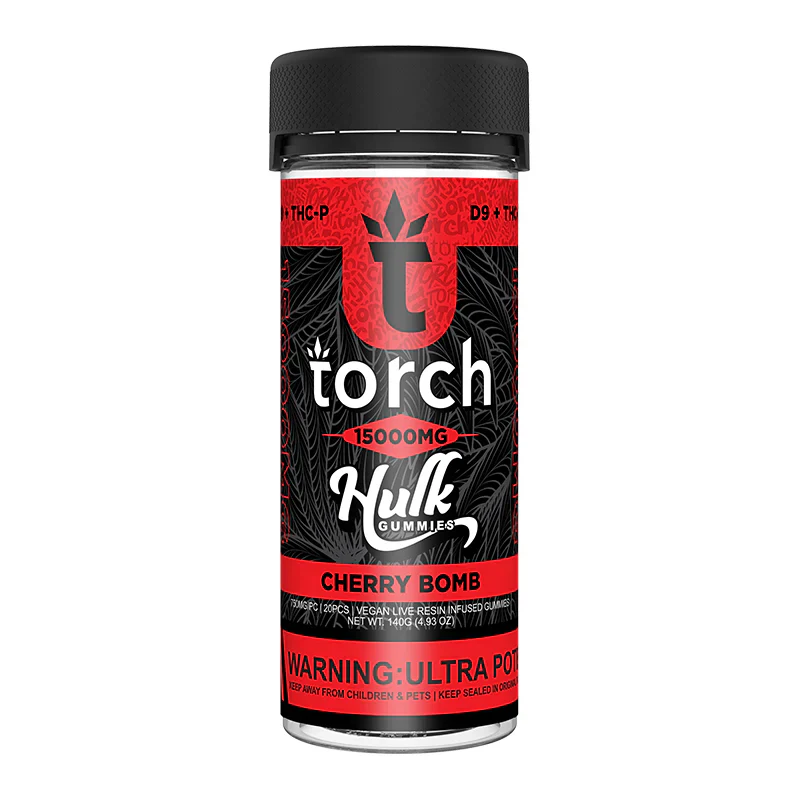 TORCH: LIVE RESIN DELTA-9 THC + THCP HULK GUMMIES - 15,000MG - Image 6