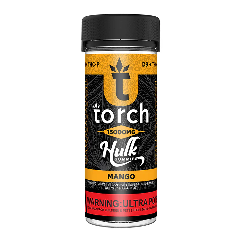 TORCH: LIVE RESIN DELTA-9 THC + THCP HULK GUMMIES - 15,000MG - Image 7