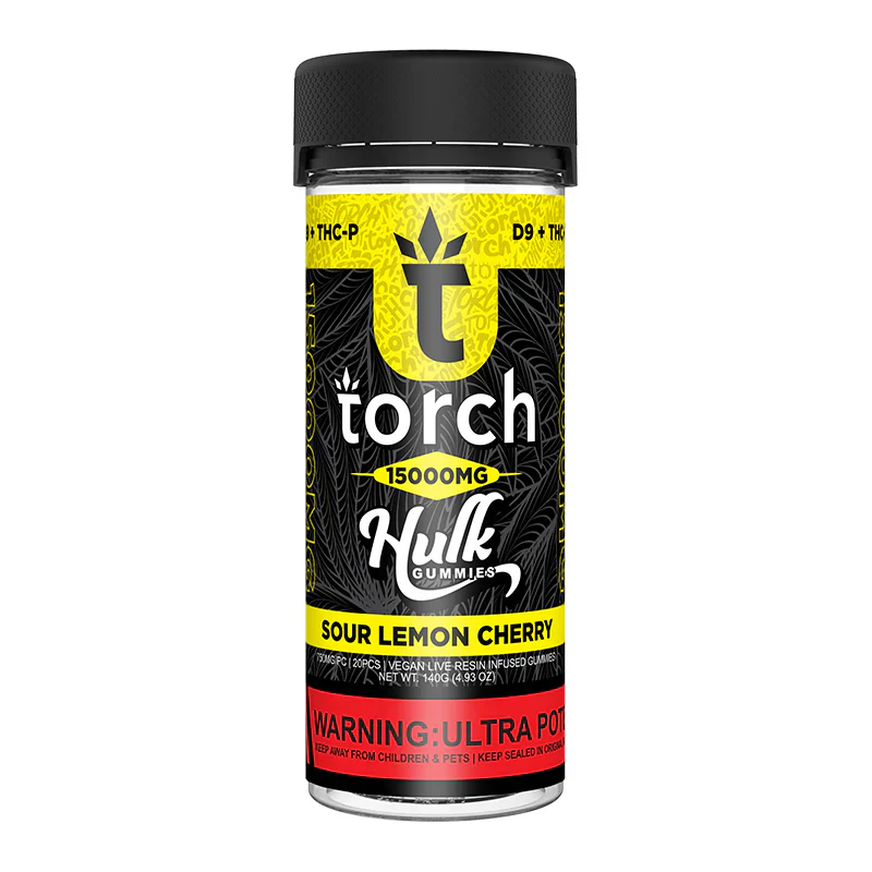 TORCH: LIVE RESIN DELTA-9 THC + THCP HULK GUMMIES - 15,000MG - Image 8
