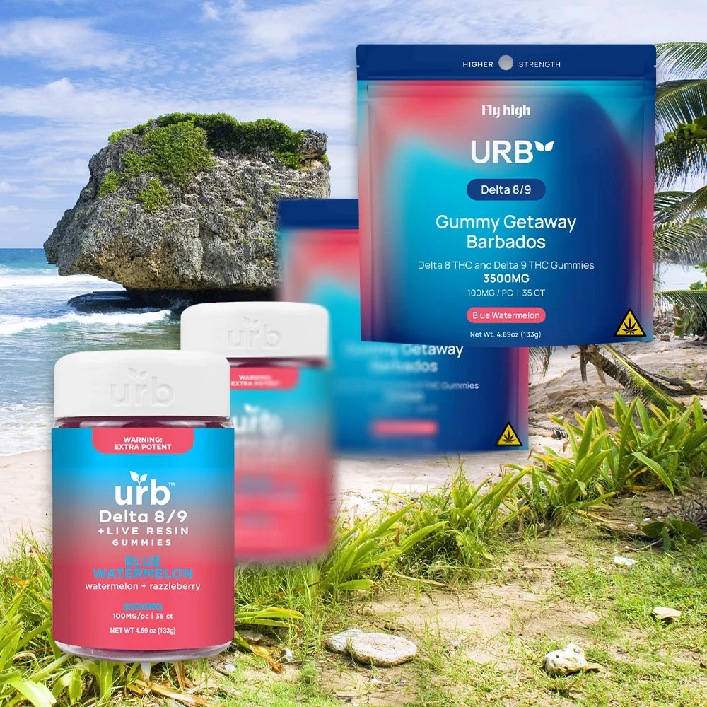 URB: GUMMY GETAWAY BARBADOS THC GUMMIES - 3500MG - Image 2