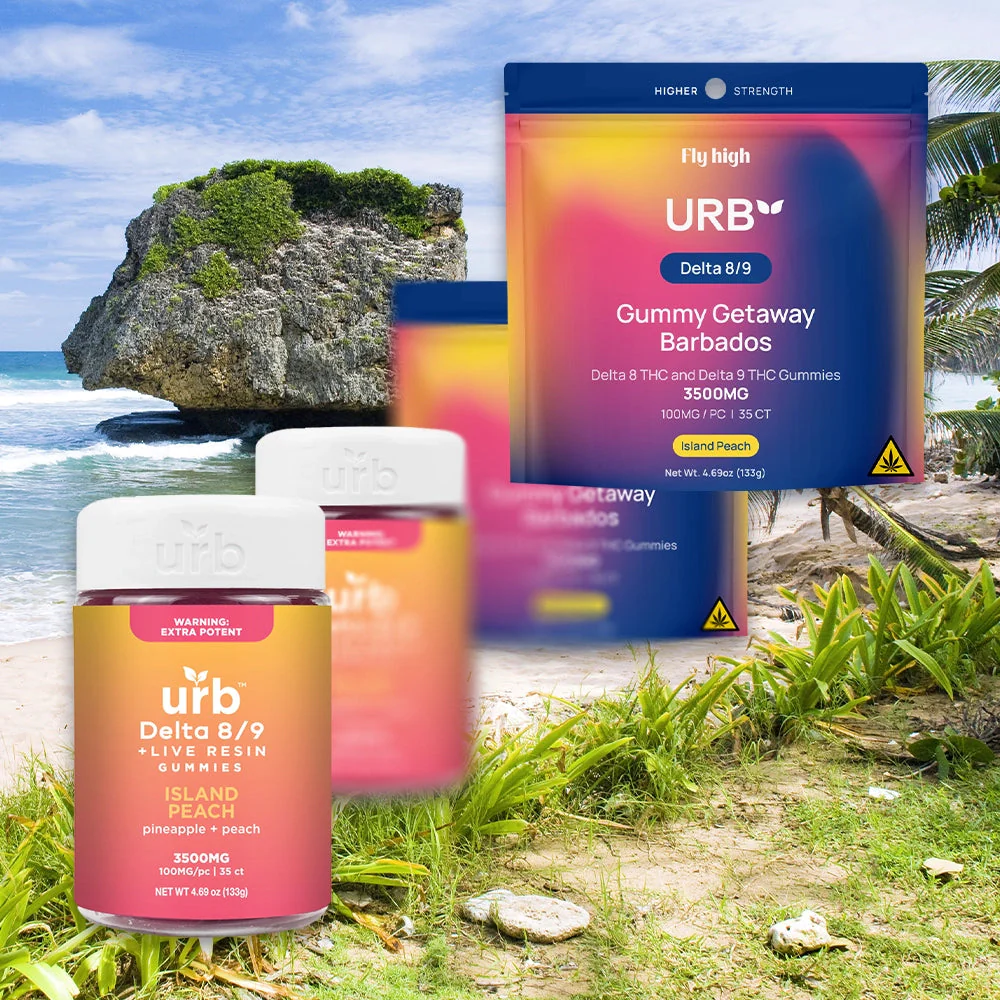 URB: GUMMY GETAWAY BARBADOS THC GUMMIES - 3500MG - Image 3