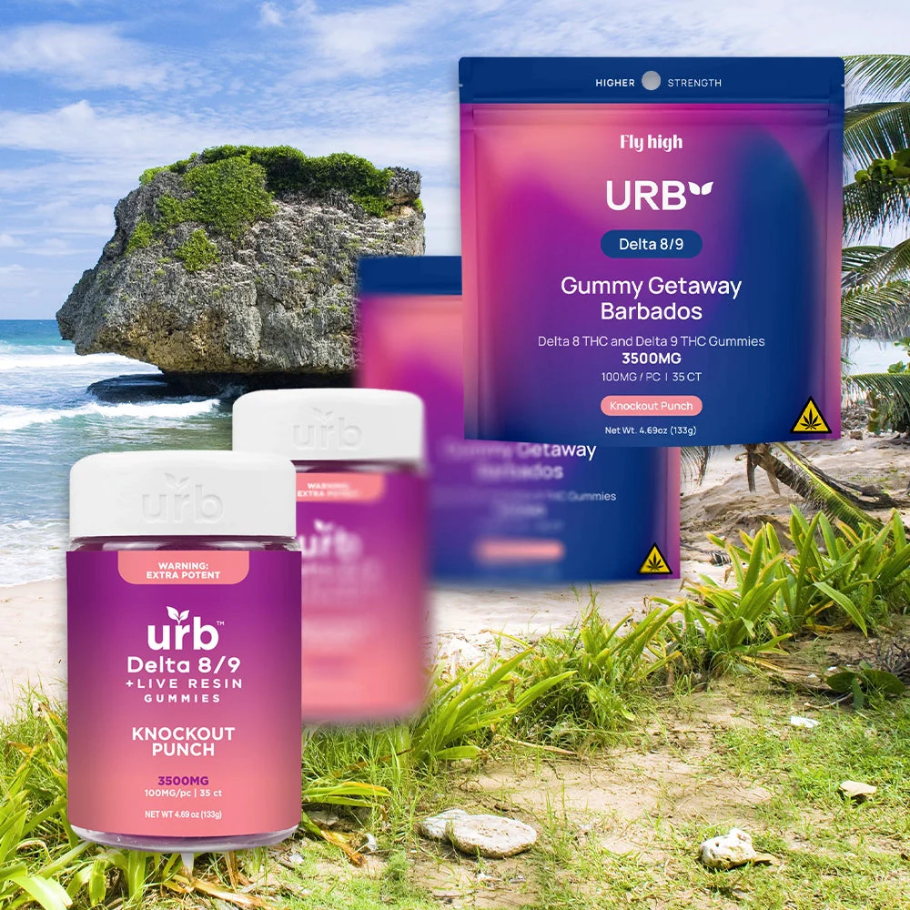 URB: GUMMY GETAWAY BARBADOS THC GUMMIES - 3500MG - Image 4