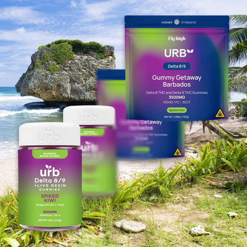 URB: GUMMY GETAWAY BARBADOS THC GUMMIES - 3500MG - Image 6