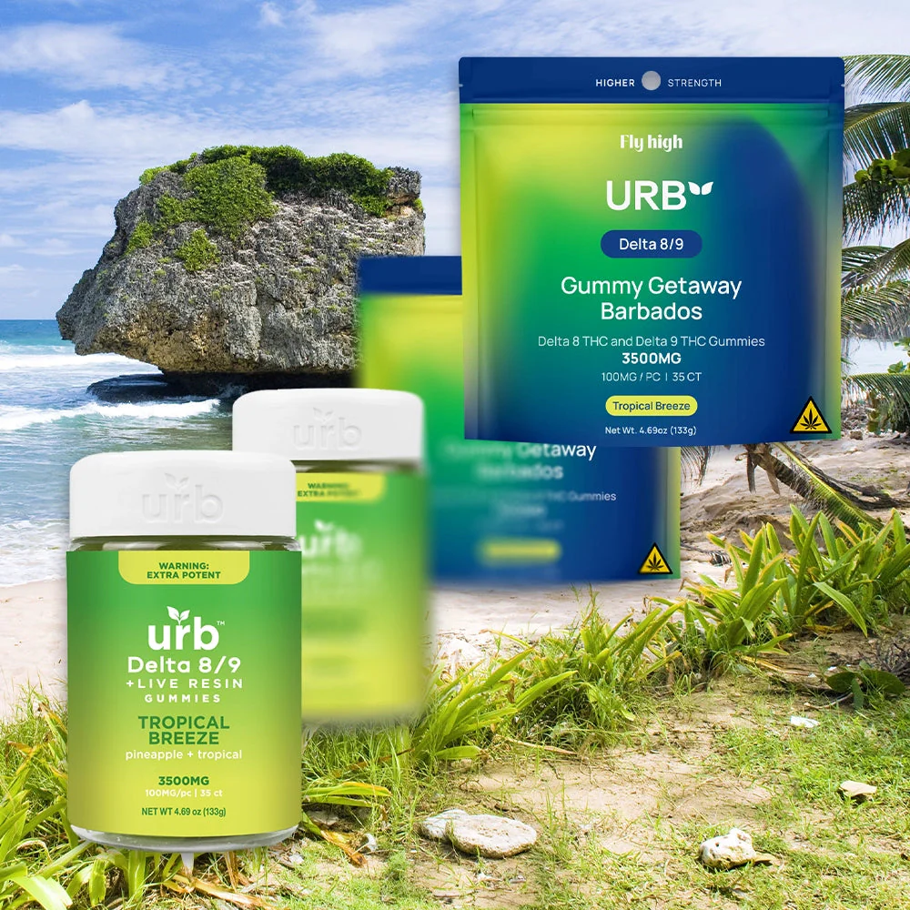 URB: GUMMY GETAWAY BARBADOS THC GUMMIES - 3500MG - Image 7