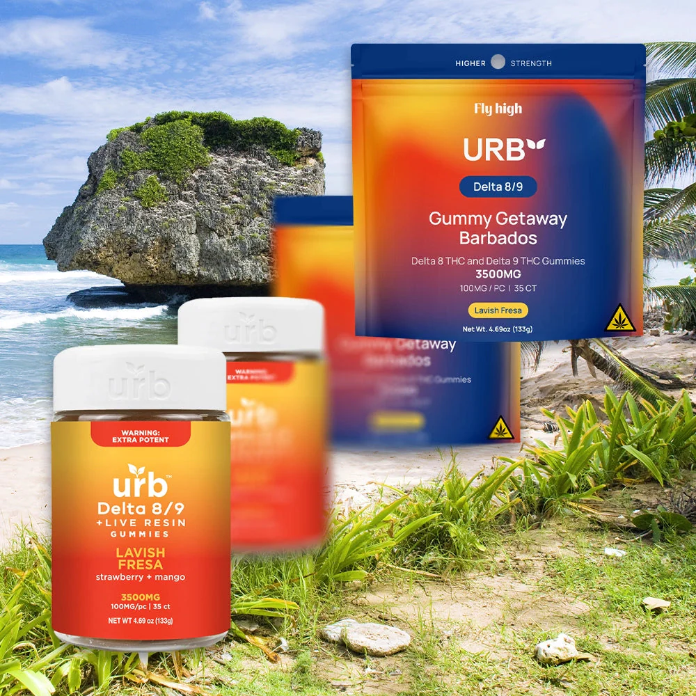 URB: GUMMY GETAWAY BARBADOS THC GUMMIES - 3500MG - Image 8